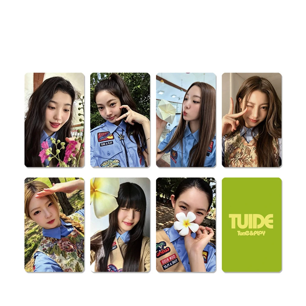 New Idols TUIDE Personality Two Sides Lomo Cards JIA ELENA SAKI SEOYEON TUNE&PLAY Album Fashion Selfie Photocard Fans Collection
