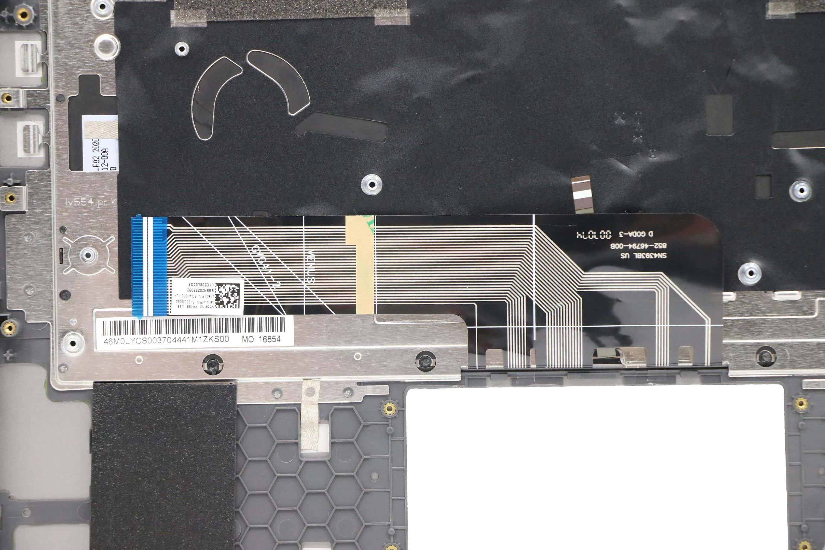 Imagem -03 - Keyboard Bezel Dark Gray Palmrest para Thinkbook 14s g2 Itl 5cb1b32902 5cb1b32902 us