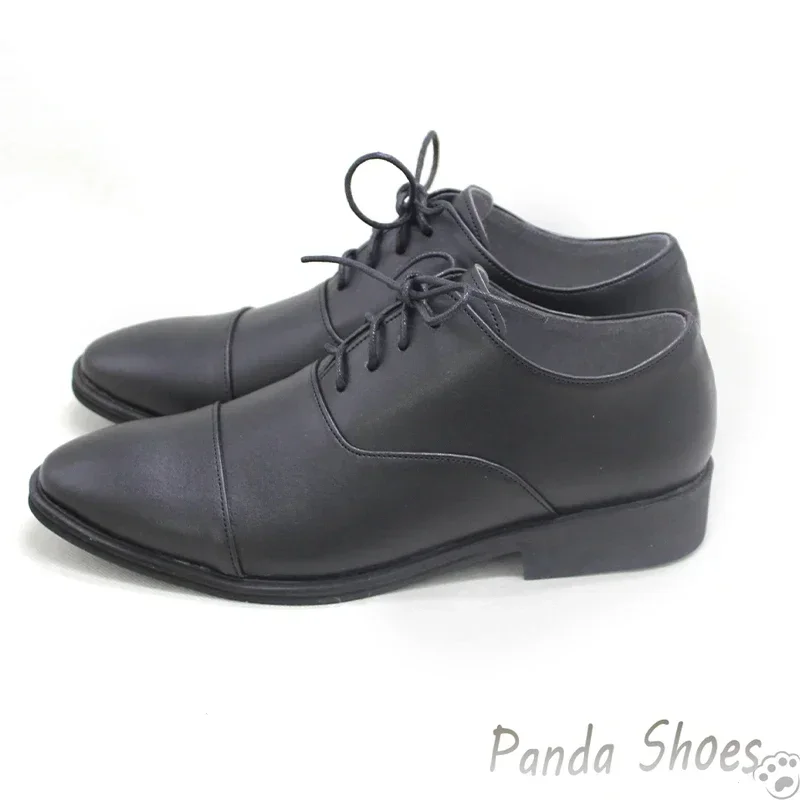 Espion famille Loid Forger Cosplay chaussures bande dessinée Anime Cos bottes noires Loid Forger Cosplay Costume accessoire chaussures pour Con Halloween fête