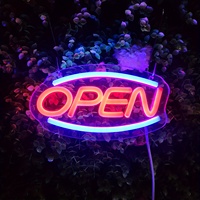 1pc USB-Powered Neon Open Sign Ideal for Bars Coffce Shop Stores and Outdoor Decor Attractive Design for Business Appeal Decor
