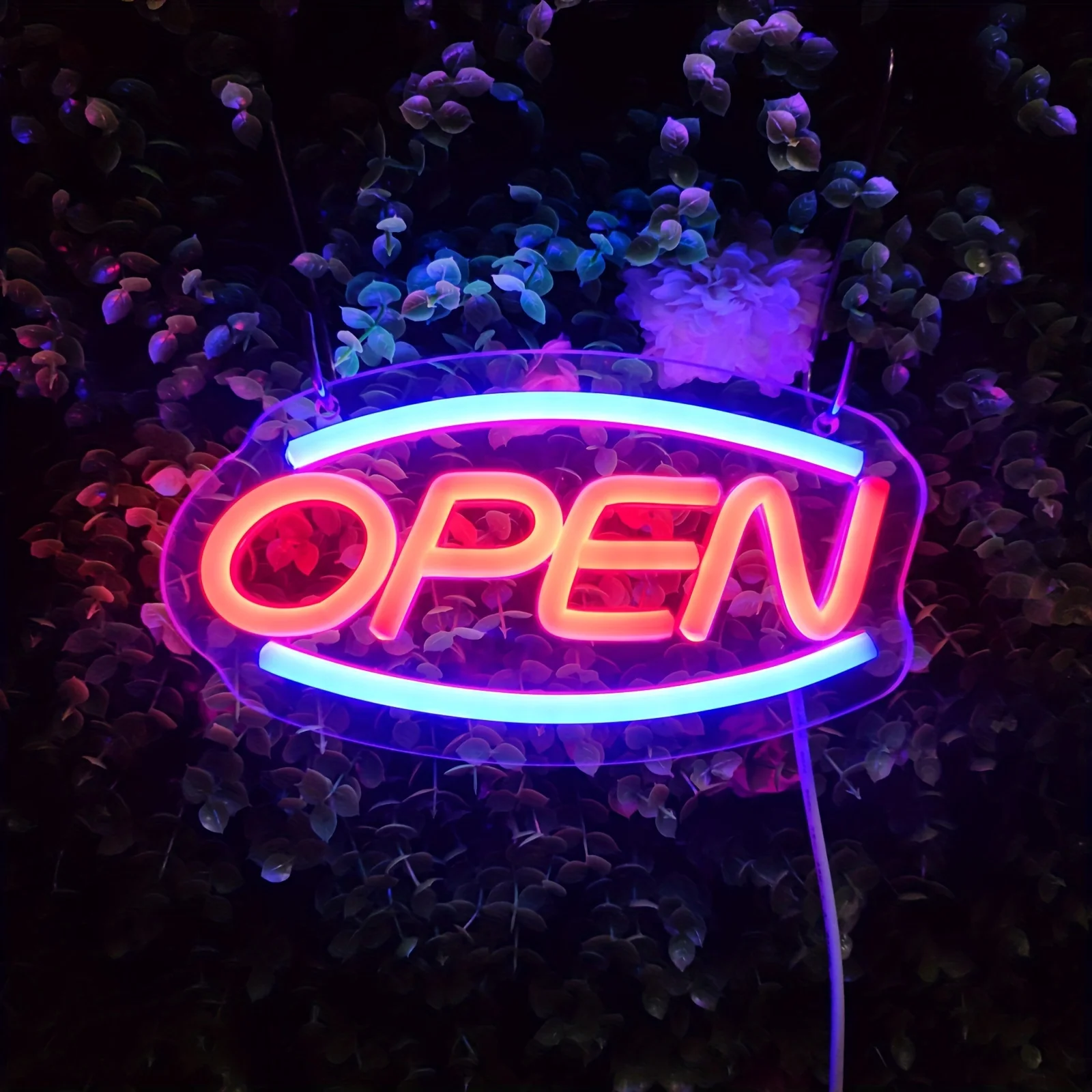 1pc USB-Powered Neon Open Sign Ideal for Bars Coffce Shop Stores and Outdoor Decor Attractive Design for Business Appeal Decor