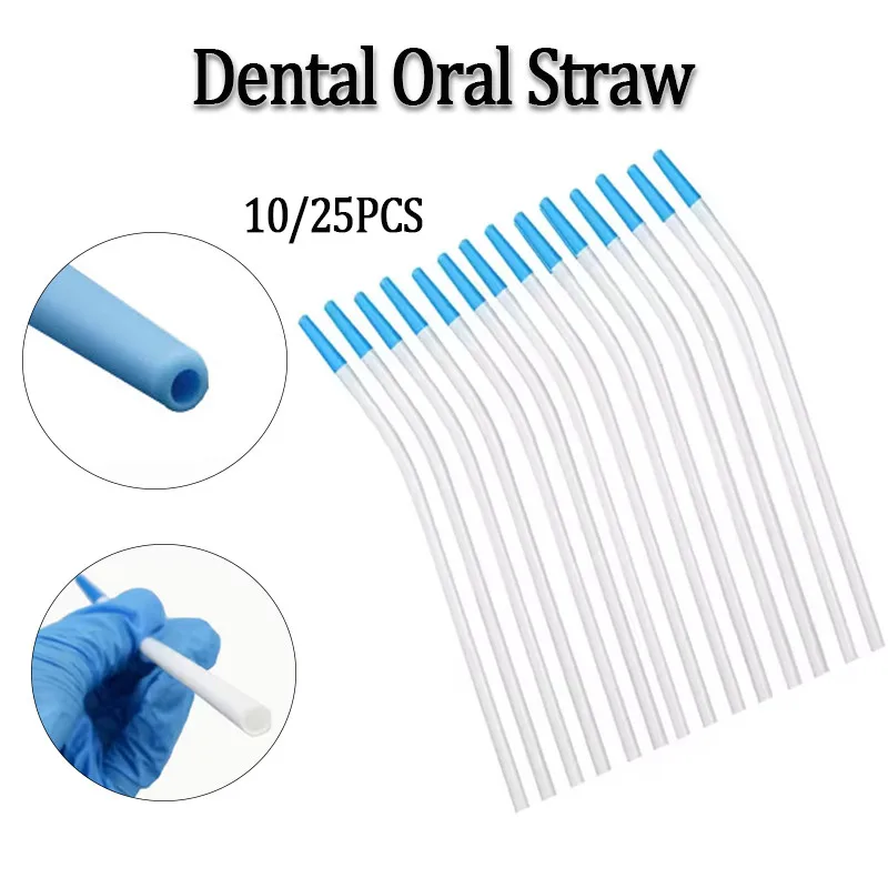 

10/25 шт. одноразовых стоматологических оральных трубочек, французские трубочки-эжекторы для слюны, длинные, тонкие, изогнутые