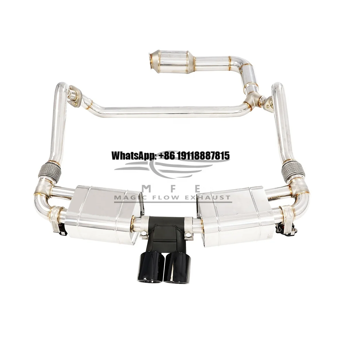 

Unique Design Stainless Steel 304 Muffler Catback Full Exhaust Pipe for Porsche 718 Boxster Cayman 2.0T 2016-Present
