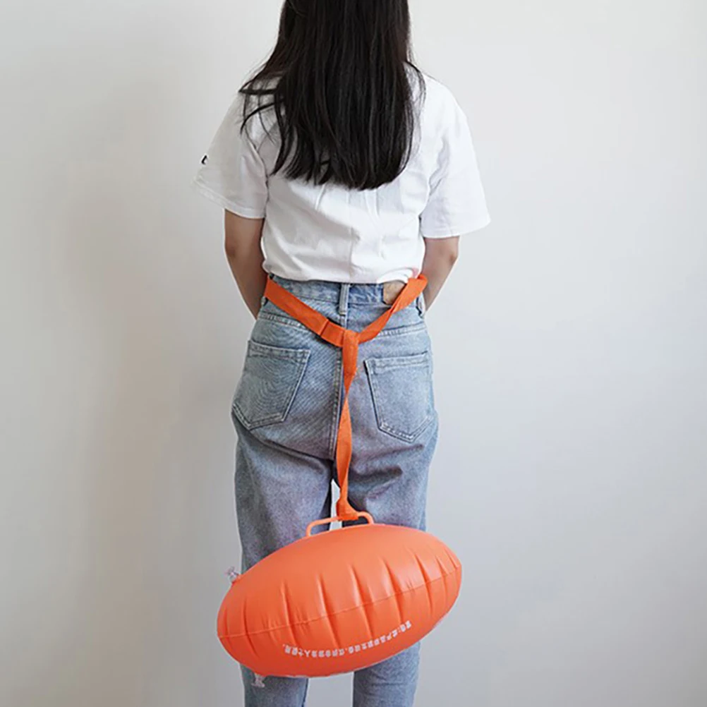 

PVC Adult Float Ball Double Thickened Lifesaving Inflatable Storage Bag Swimming Diving Fishing Water Park Outdoor