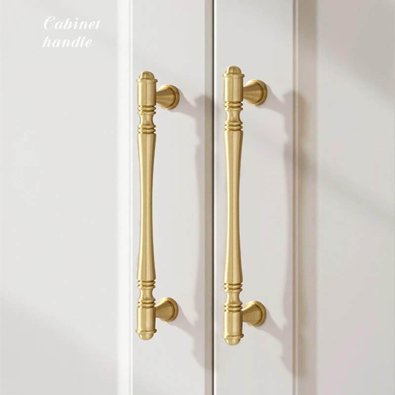 Gold Cabinet Handles Desk Drawer Pull Furniture Door Knob for Drawer Knob Wholesale Furniture Hardware Kitchen Accessories