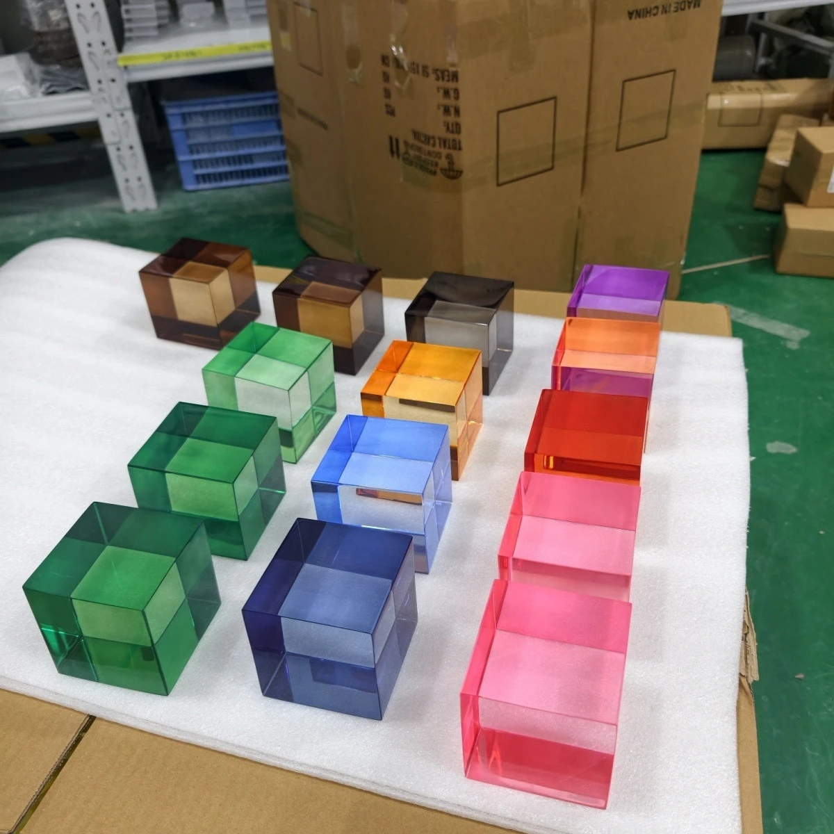 Multi Color Clear Acrylic Display Riser Square Pillar 4 5 6 7 8 9 10cm, Jewelry Cosmetics Figure Photo Shooting Props Stand