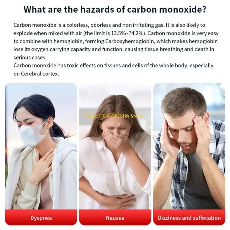 جهاز اختبار ماسحات أول أكسيد الكربون K0EA، تصميمات محمولة، نطاقات كشف 0-999PPM تناسب السلامة الشخصية وبيئة مختلفة