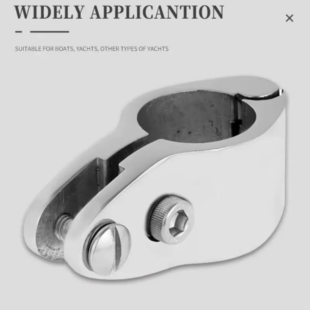 316 Stainless Steel Jaw Slide Clamp Easy Install Fitting With Pin Marine Hardware 22mm 25mm 30mm 32mm Yacht Tube Rail