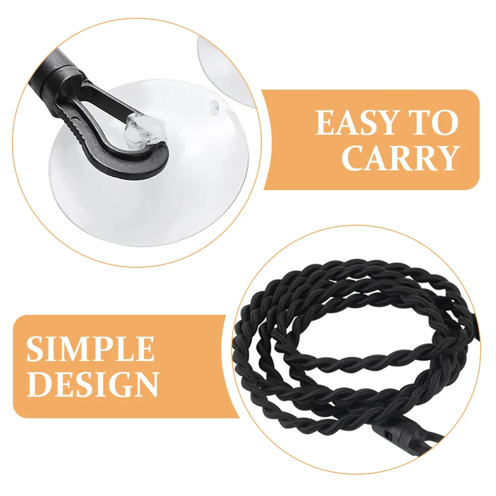 

Strong Suction Cup Clasp Elastic Clothesline Portable Travel Laundry Drying Rope Outdoor Indoor Camping Hiking Lightweight