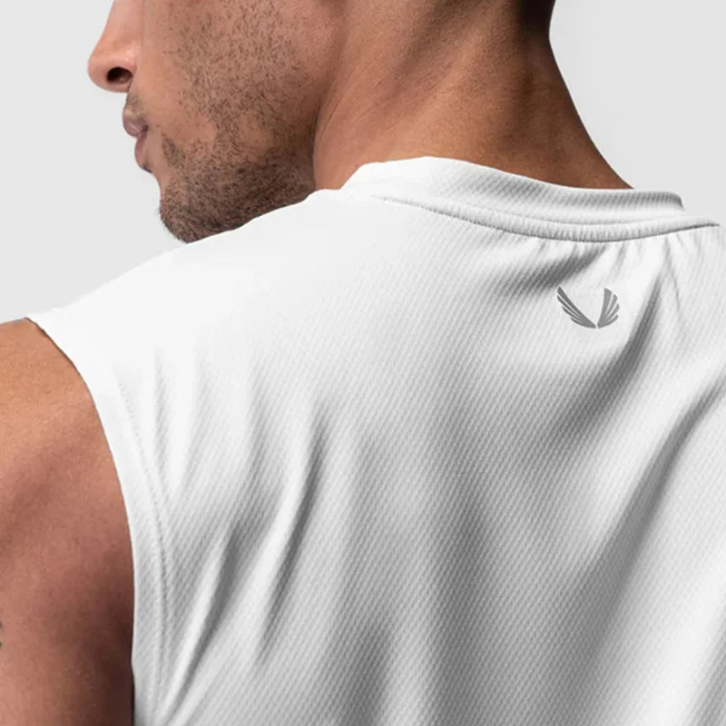 Summer Men's Quick Dry Tank Top Gym Fitness Sleeveless Shirts Male Sports Vest Bodybuilding Workout Singlets Casual Fashion Tops