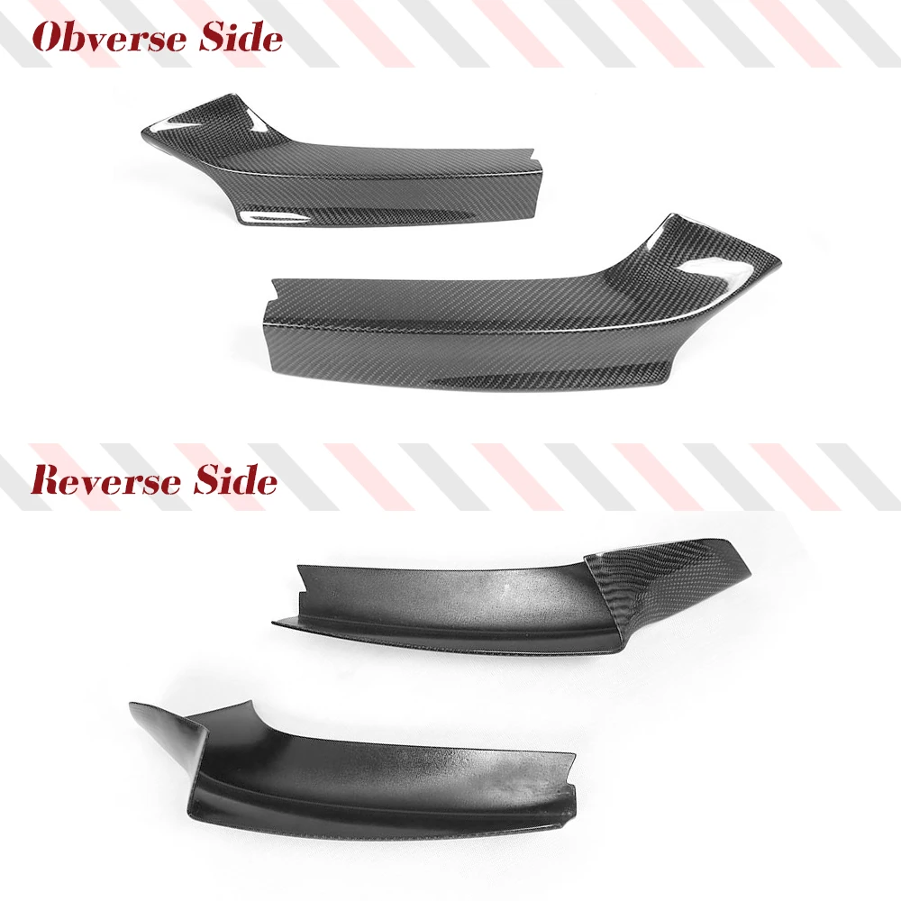 Carbon Fiber Car Front Splitters for BMW 2 Series F23 F22 M Sport M235i M240i 2013-2017 Car Front Bumper Lip Splitters Winglet view 6