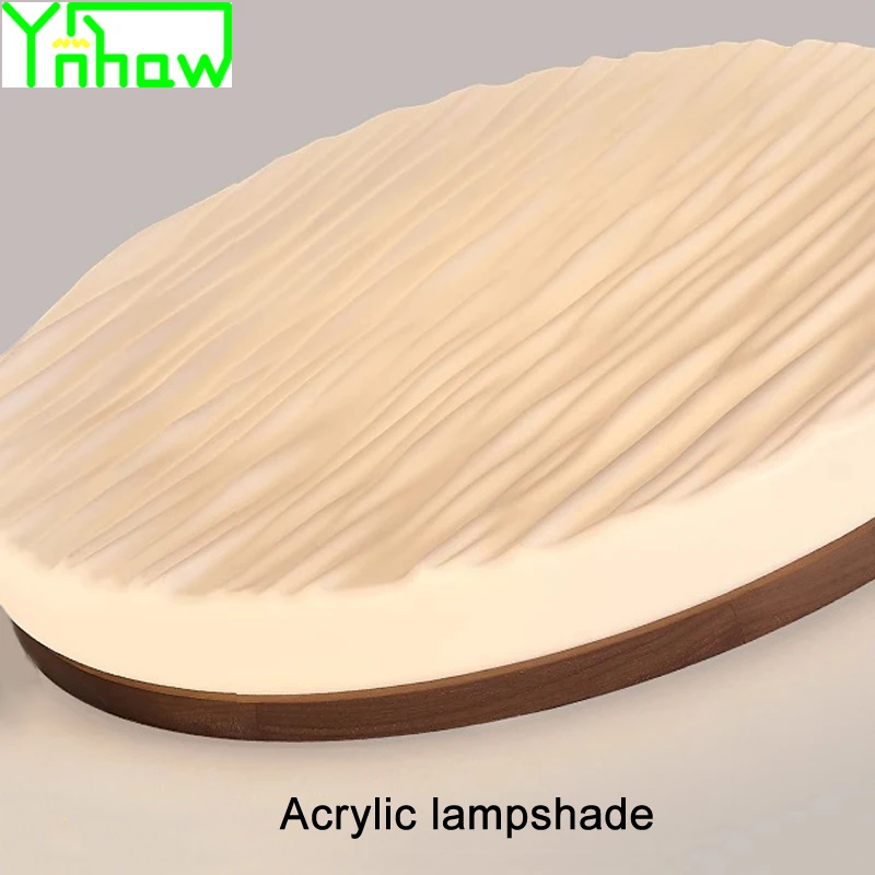 جديد النمط الصيني غرفة المعيشة ضوء السقف الجوز الخشب منتصف القرن مصباح غرفة النوم الطيف الكامل حماية العين الرجعية ماستر #5