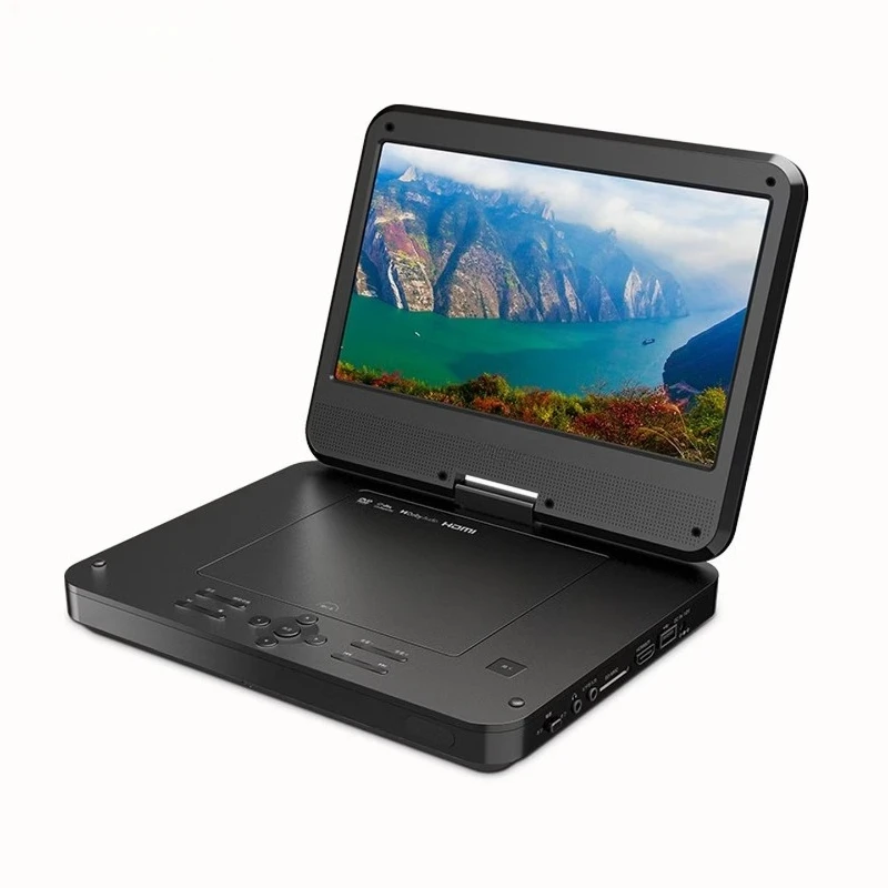 Portable mobile DVD Blu-ray player, children's home DVD player, with TV large screen CD-ROM drive USB 1080P high definition