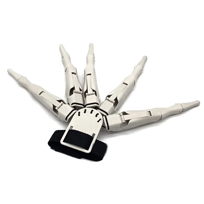 Halloween Articulated Fingers Scarry Fake Fingers Skeleton Hands Realistic Horror Ghost Claw Props Cosplay Gear Finger,B image 5