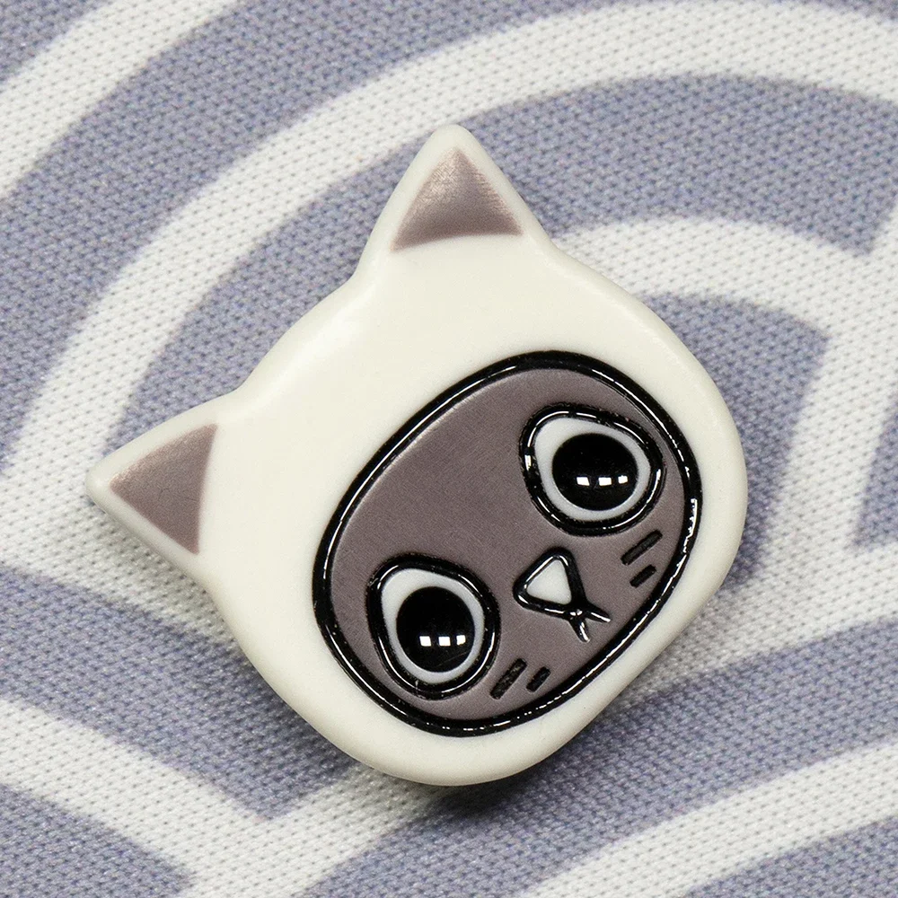 Handmade resin Siamese cat keycap low keycap handmade resin + manual glue filling, suitable for low shaft MX shaft body 1U