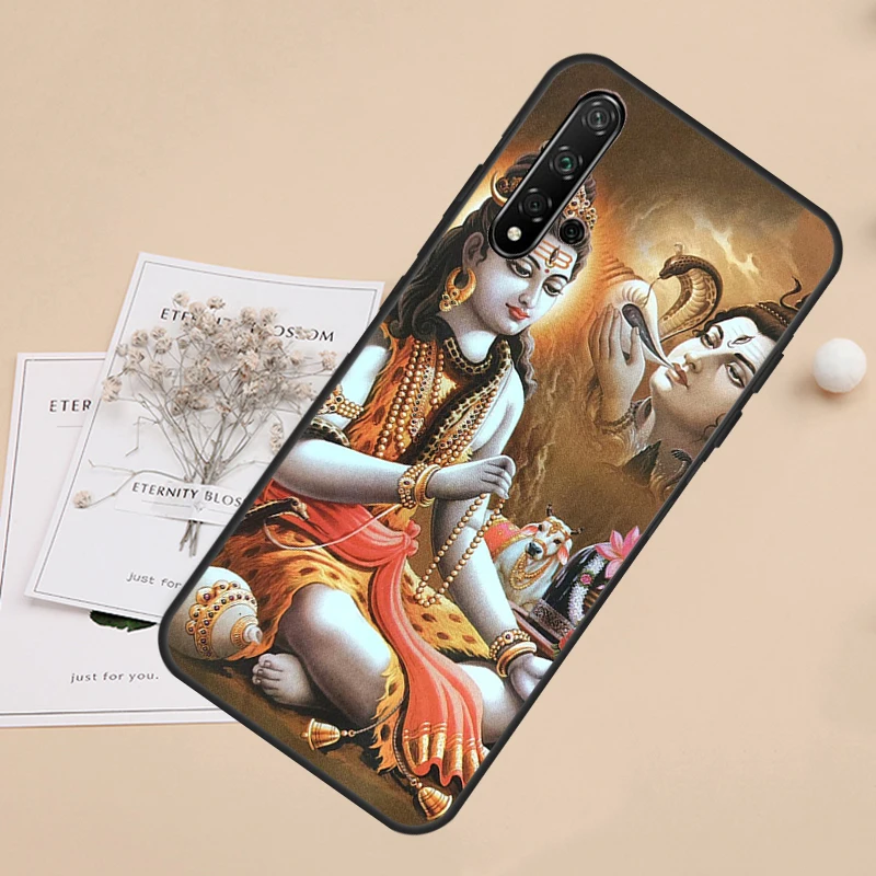 God Diety Hindu Ganesha Shiva For Huawei Nova 3i 7i 8i 11i Y91 Y90 Y61 Y60 Y70 Nova 10 9 SE 11 P20 P40 Lite P30 Pro Case