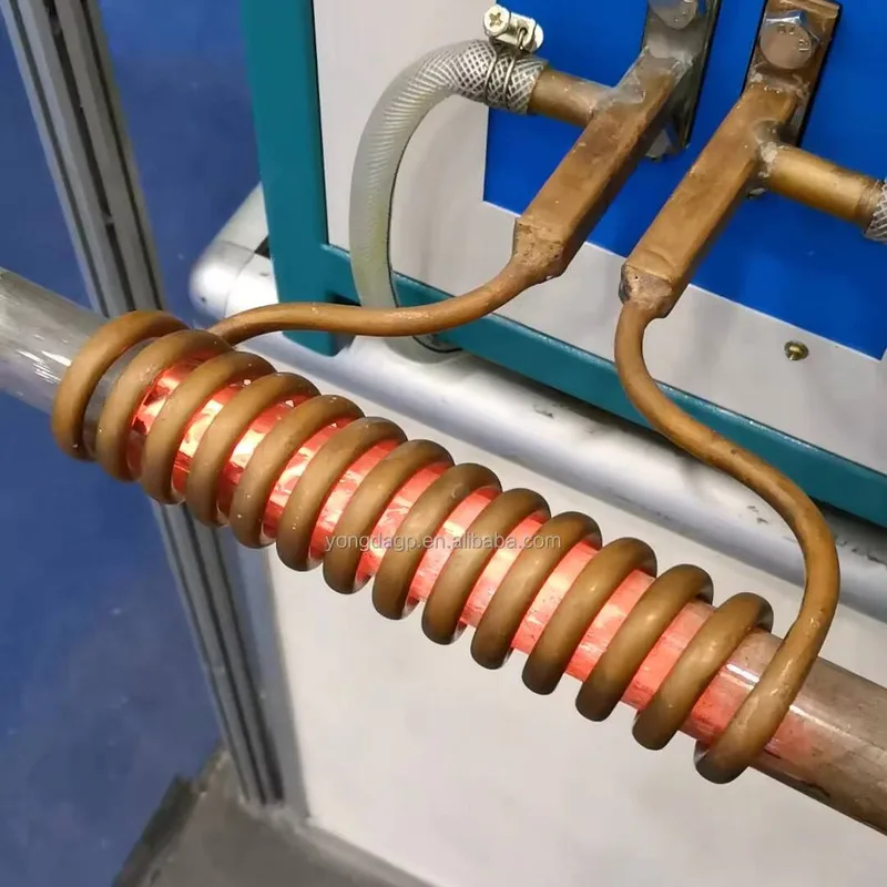 Máquina de tratamiento térmico de enfriamiento rápido de acero, hierro y otros metales; Máquina de calentamiento de bobina de inducción fácil de operar