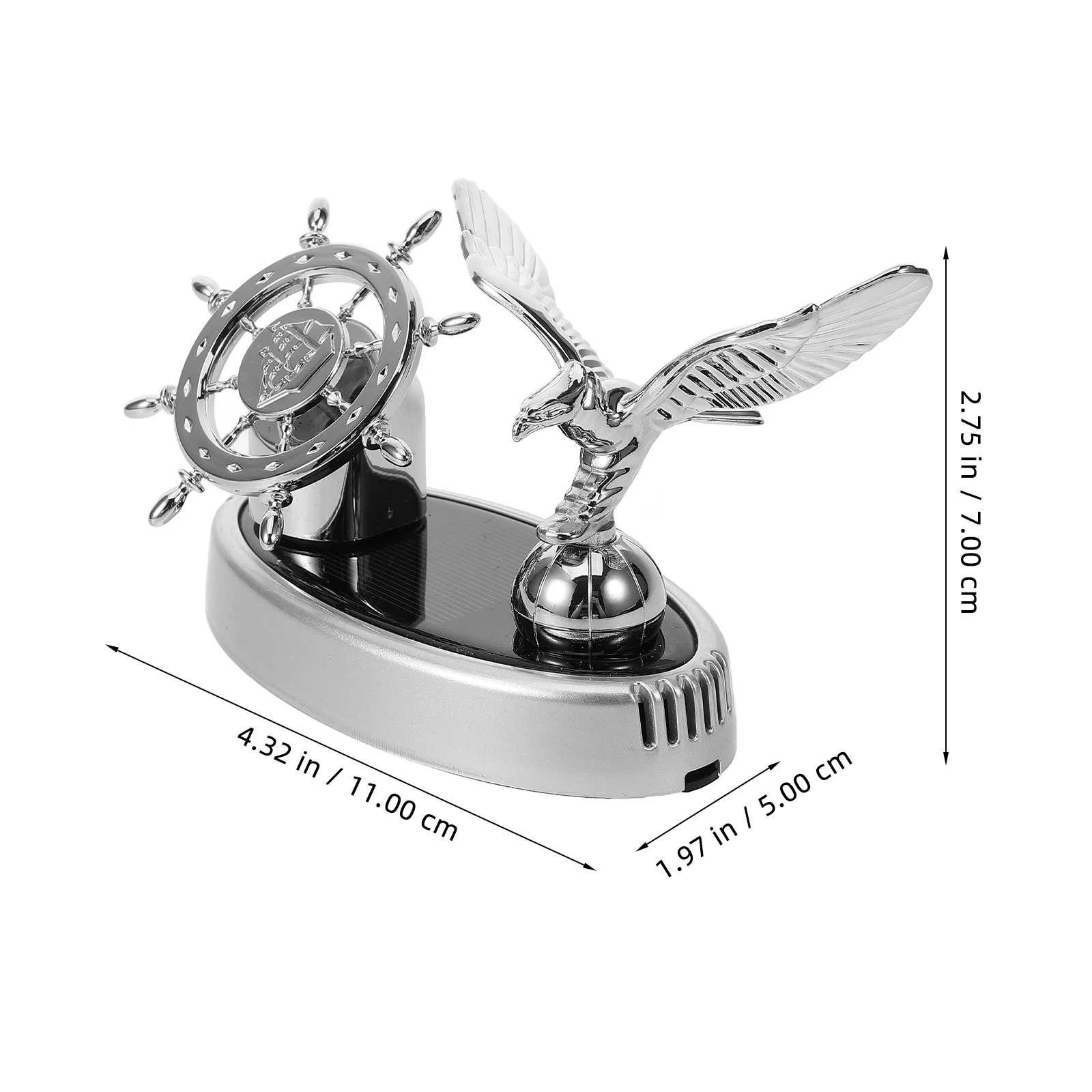 

Car Aromatherapy Diffuser Solar Powered Rotating Air Freshener For Essential Oils Portable Car Interior Fragrance Ornament