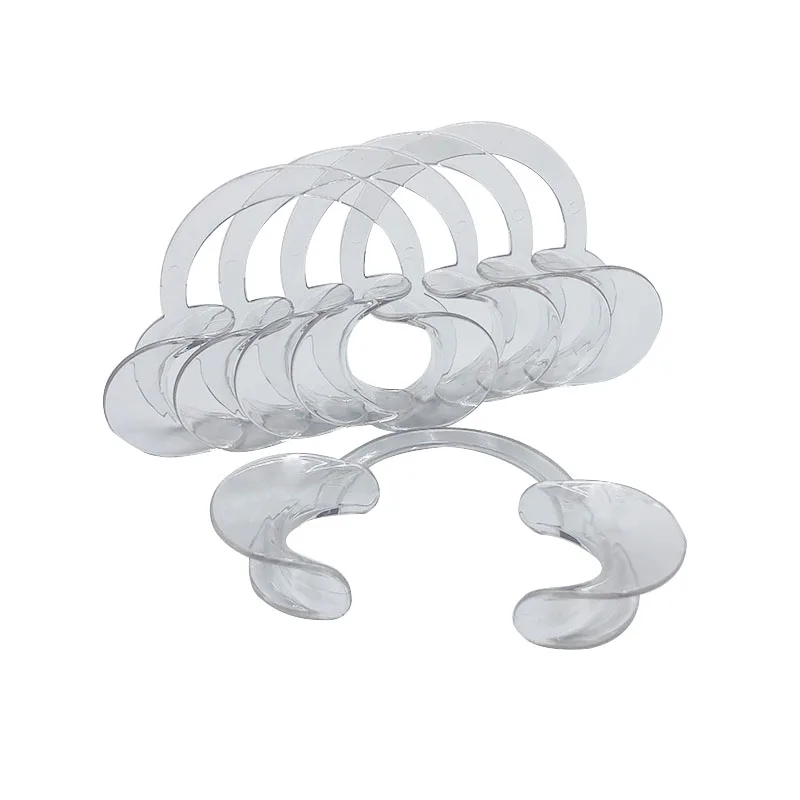 5pcs/Set Plastic C Shape Mouth Opener Mouth Gag Dental Orthodontic Tool Cheek Retractor Oral Clean - Image 4