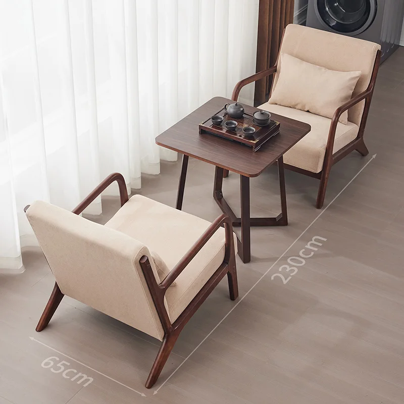 America Solid Wood Café Chairs France Vintage Casual Patio Café Chairs Upscale Balcony Sofa Café Furniture Tavolo Pranzo FYCC