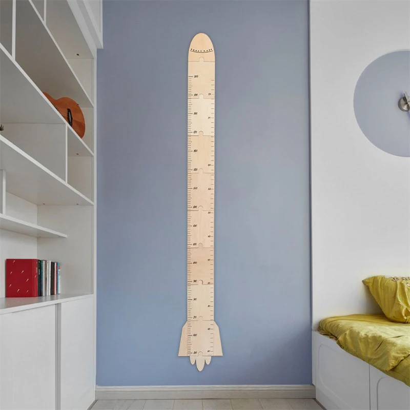 Compteur mural en bois pour enfants, règle de mesure, tableau de croissance, recommandé