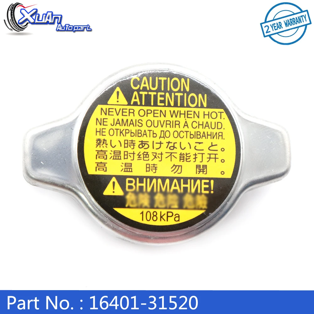 Крышка охлаждающей жидкости радиатора XUAN 16401-31520 для Toyota Avalon Camry Highlander Prius C Yaris Lexus ES300 ES300h ES350 GS300 GS400