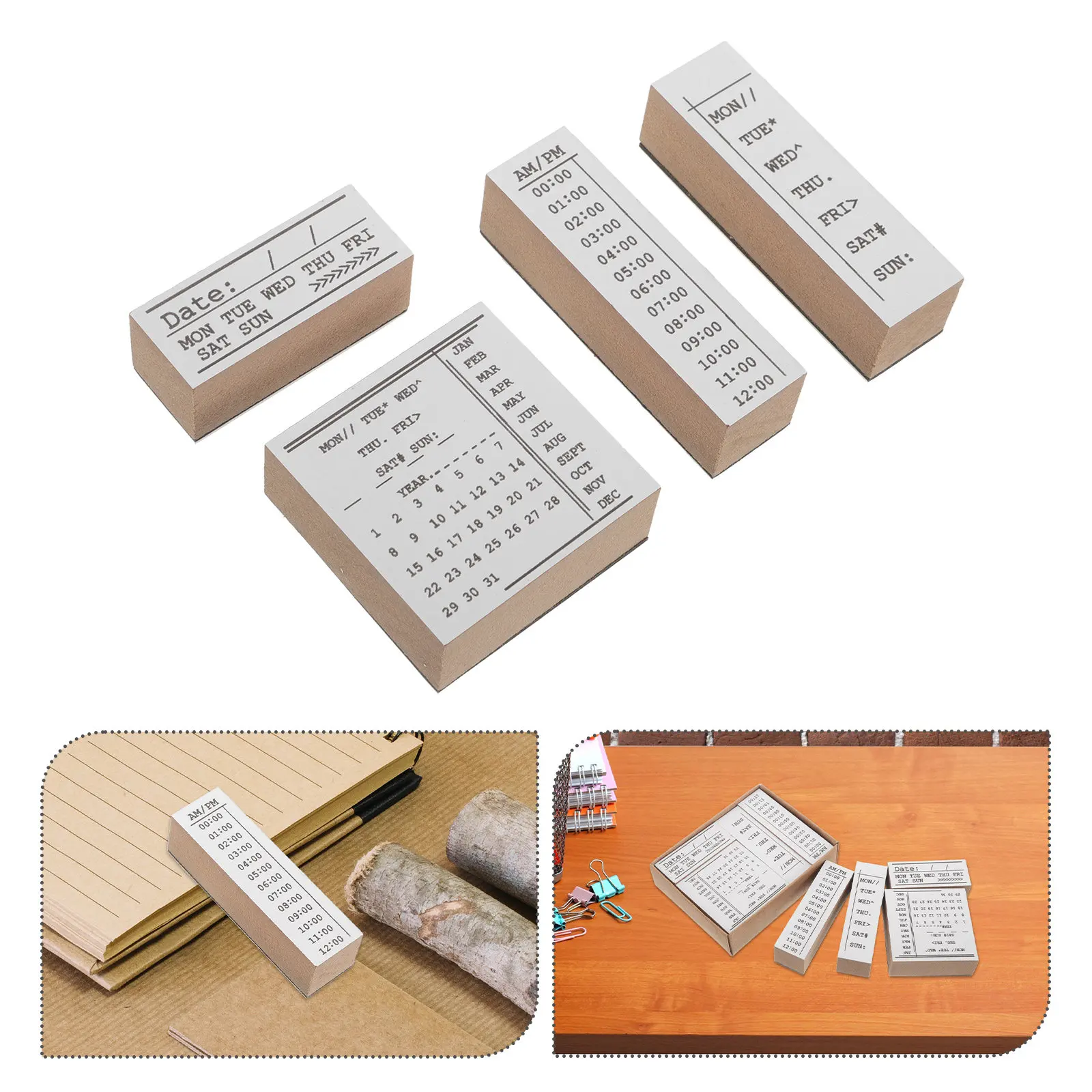 2-set-di-timbri-decorativi-in-legno-per-diario-calendario-planner-scrapbook-stencil-per-liste-di-cose-da-fare-lettere-diario-scrapbook