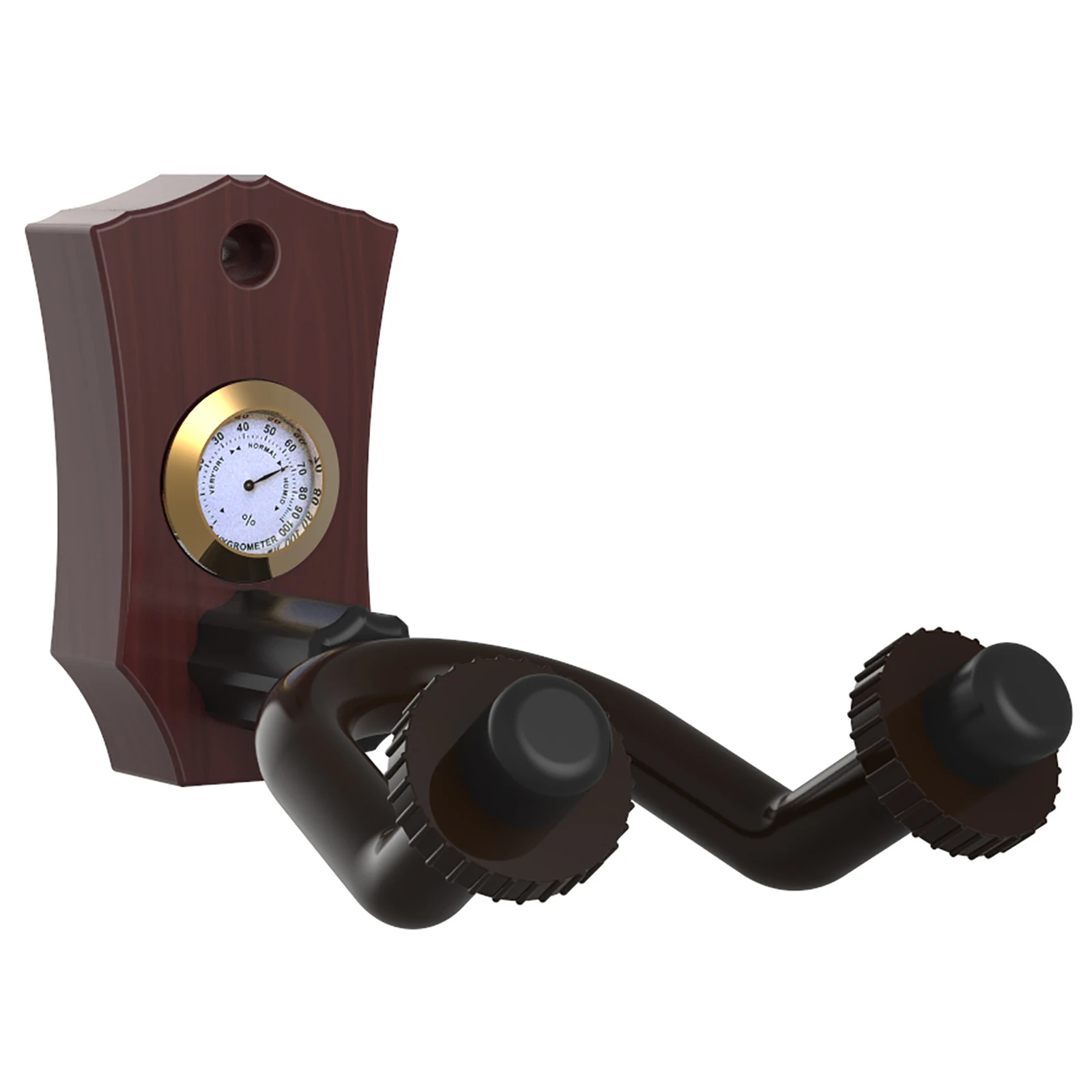 IRIN Guitar Wall Mount Holder with Hygrometer Humidity Meter Guitar Wall Hanger Solid Sturdy Wall Hanger Guitar Accessories