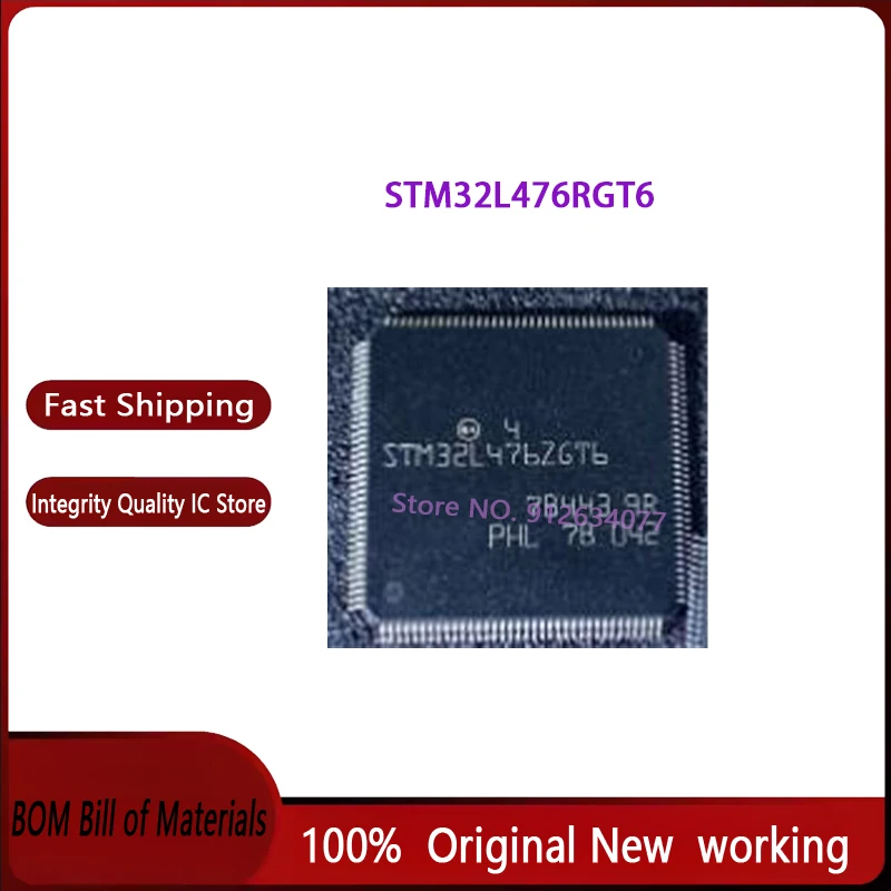 10~100pcs/lot STM32L476RGT6 STM32L476RGT6TR LQFP64 IC Chipset New Original