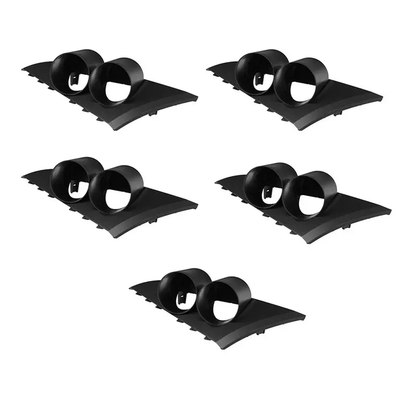 

Better-5Pcs 52MM Car Matte Black Gauge Pod Dash Mount Twin Gauge Meters Holder For Ford Falcon BA BF 2002-2011