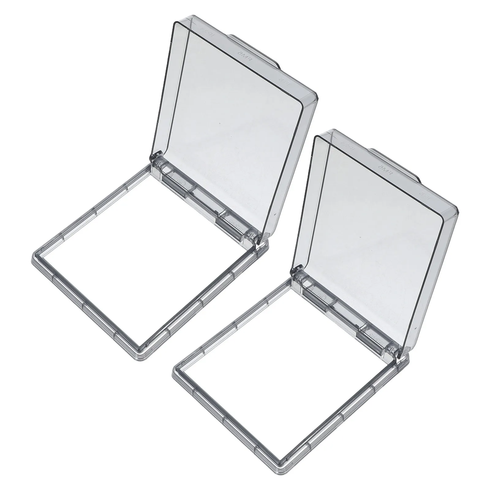 2Pcs Ultra Thin Switch Protector Waterproof Outlet Cover Adhesive Wall Socket Guard for Bathroom Kitchen Outdoor Use