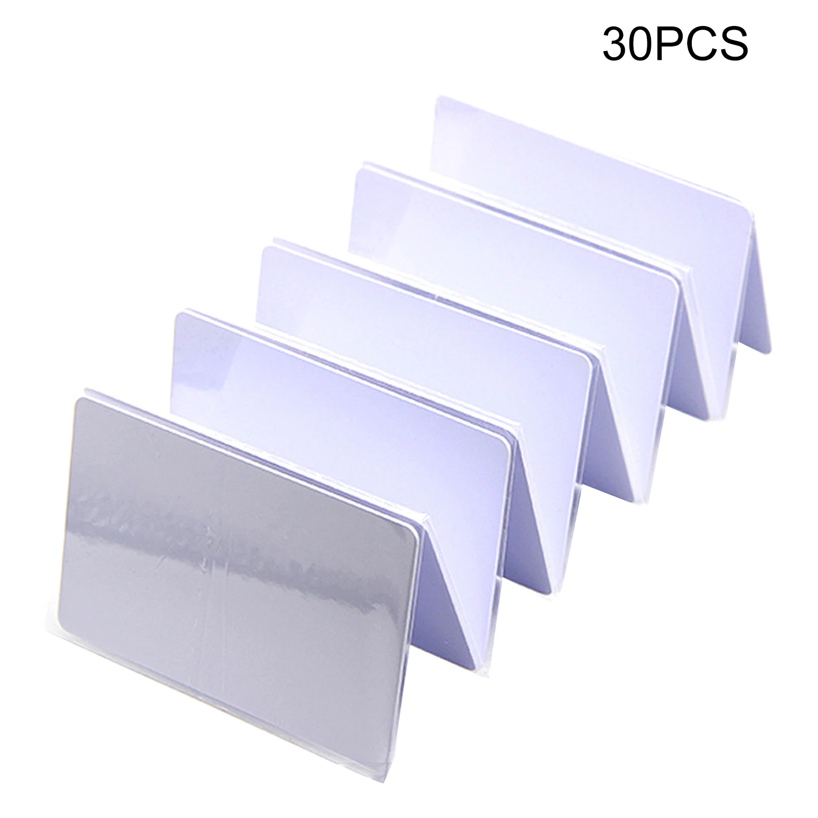 30pcs Rectangle Mobile Phone NFC Tag Blank Portable 504 Bytes Rewritable Gaming White Waterproof Multifunctional Fit For TagMo