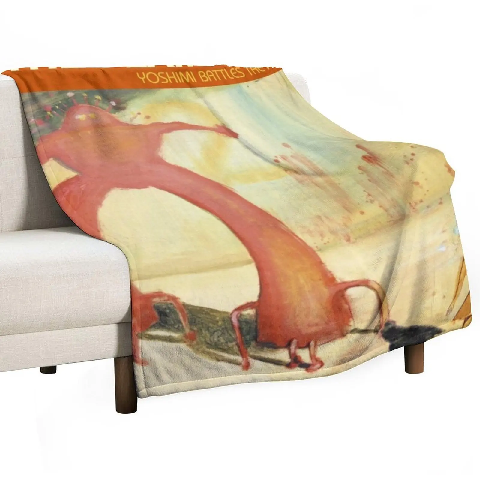 

Flaming Lips - Yoshimi Battles the Pink Robots Throw Blanket Thins Luxury Throw Blankets