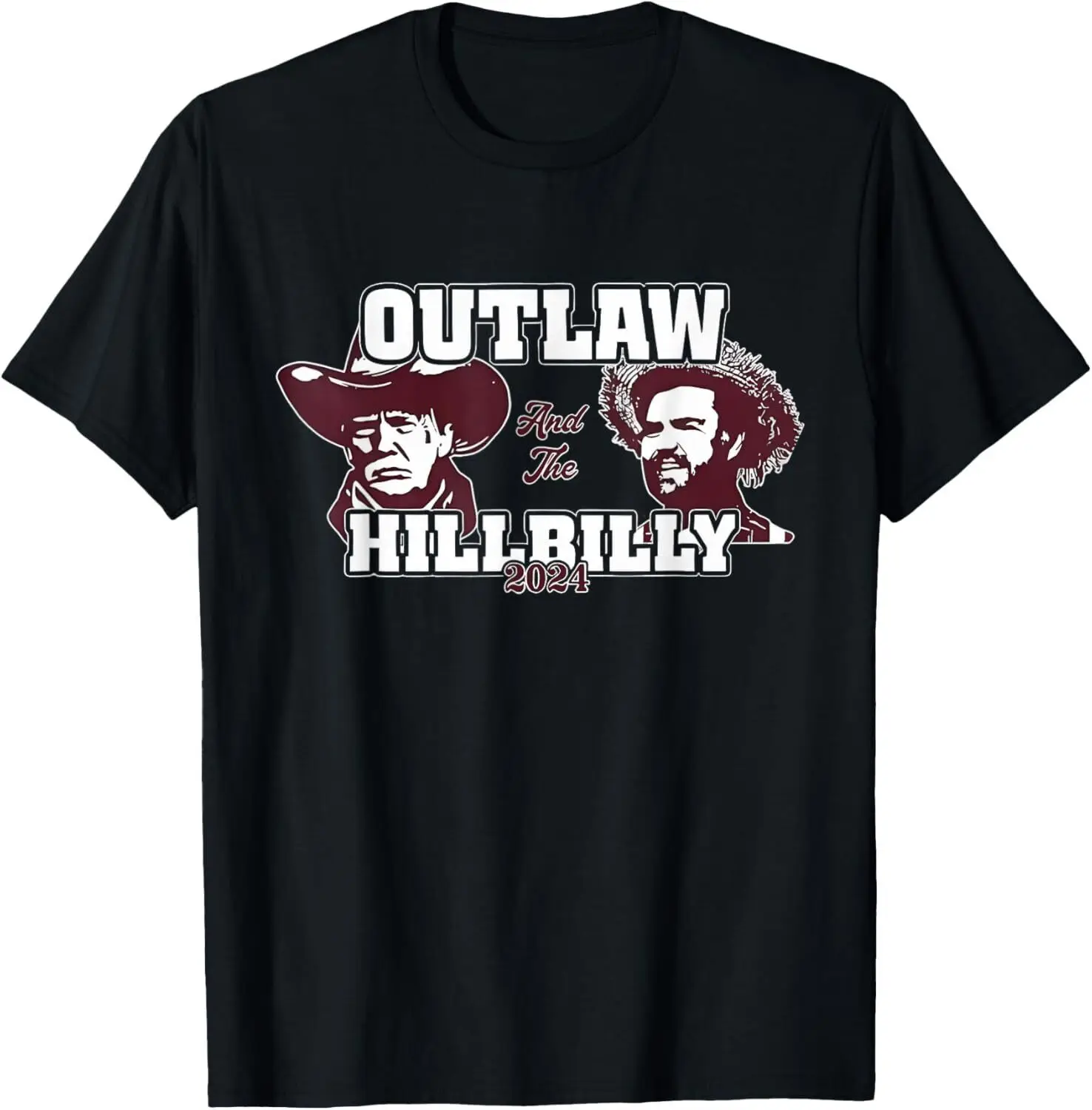 

Винтажная Футболка Outlaw Hillbilly Трамп Vance 2024