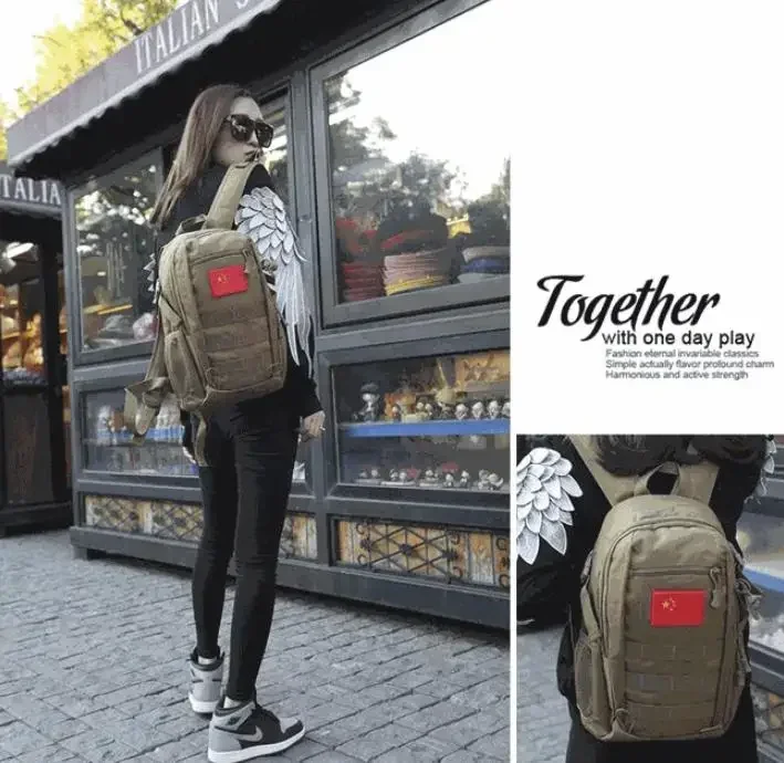 

Simple Sports Commuting Zipper, Suitable for Outdoor Hiking and Travel, Waterproof Student Backpack, Large Capacity Bag