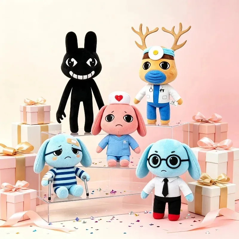 Horror Game Animal Hospital Plush Dolls,Soft Cuddly Stuffed Cartoon Figure, Collectible Ornament for Adult Fans&Home Decor Gift - view 2