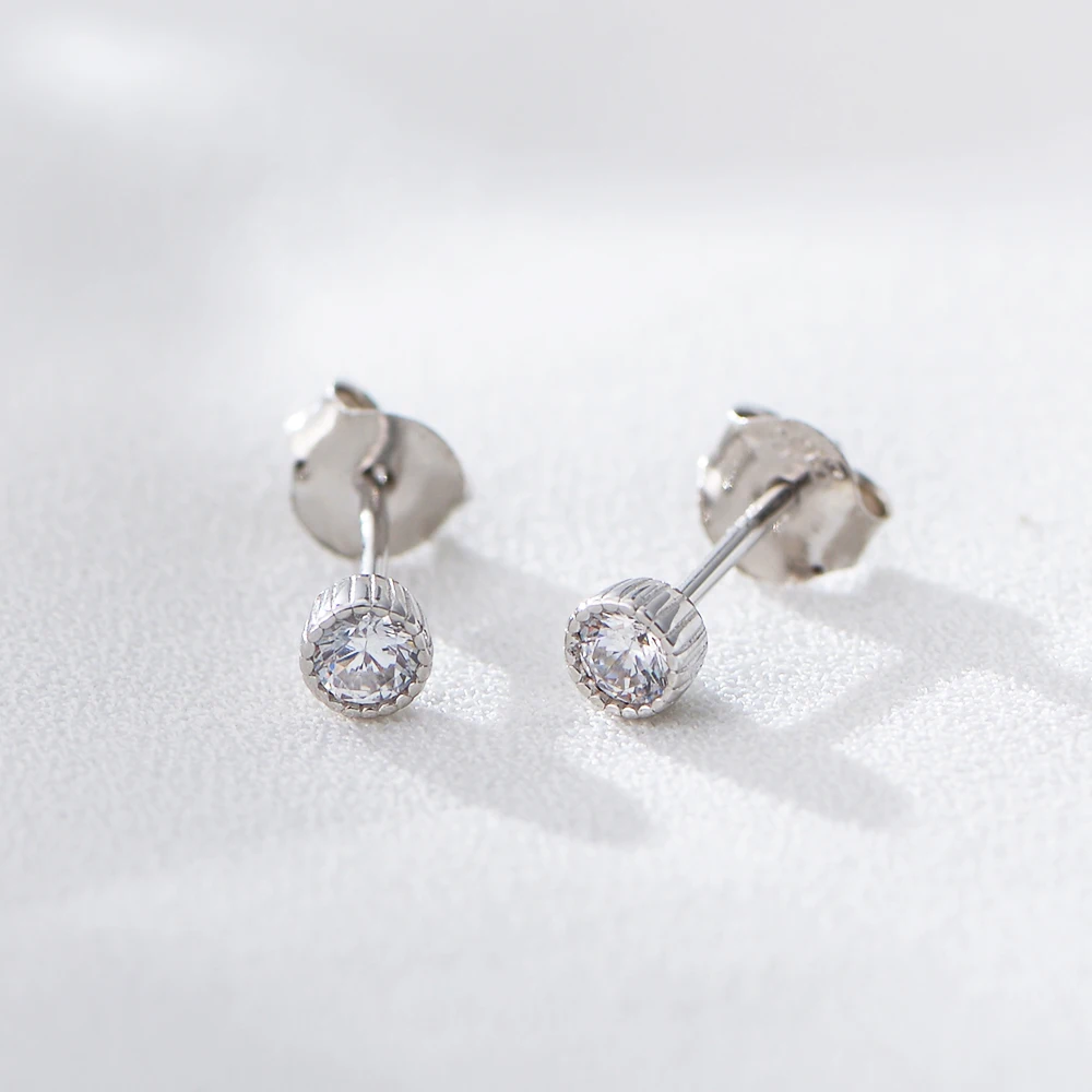 S925 Silver Earrings for Women Minimalist Korean Style Single Diamond Ear Cuff Simple Fresh Fashion Ear Jewelry - view 4
