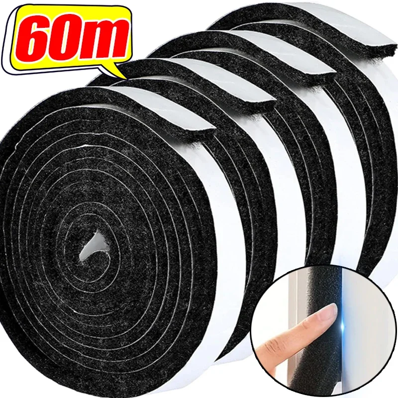 

Self-Adhesive Foam Sealing Strips Door Window Windproof Dustproof Sound-Proof Weather Stripping Multipurpose Sealed Strip Tapes