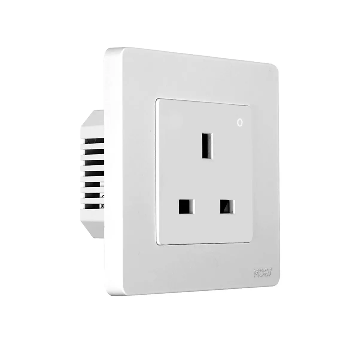 B21B Tuya ZigBee Smart Socket UK Wall Embedded Outlet Energy Monitor Indicator App Remote Control Voice Cotrol UK Plug
