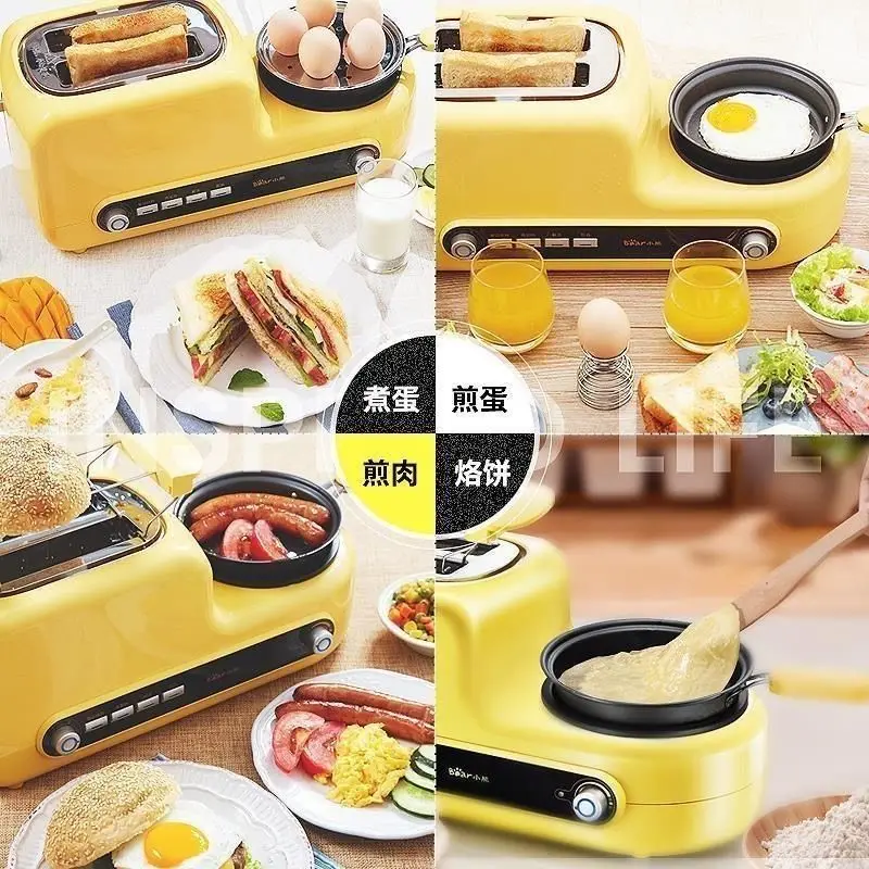 Toaster Home 2 Pieces Breakfast Toaster Bear Driver Automatic Toast sandwich maker tost makinesi