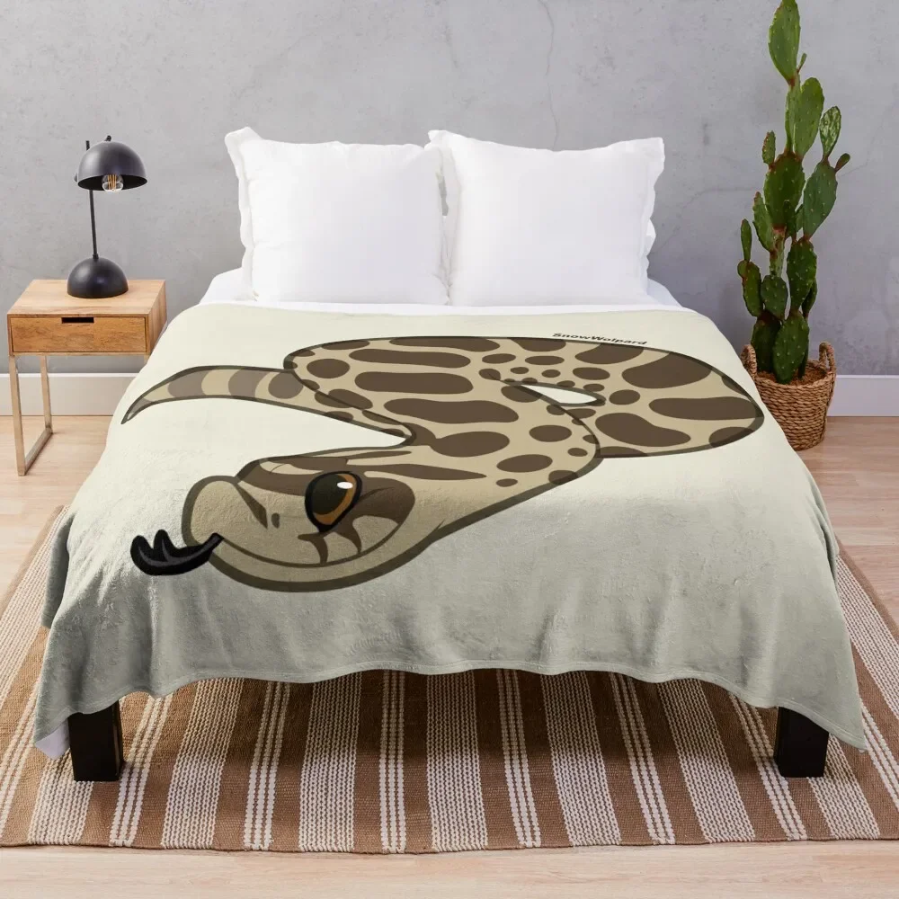 

Little Hognose Snake Throw Blanket Decoratives Thin Shaggy Hairy Blankets