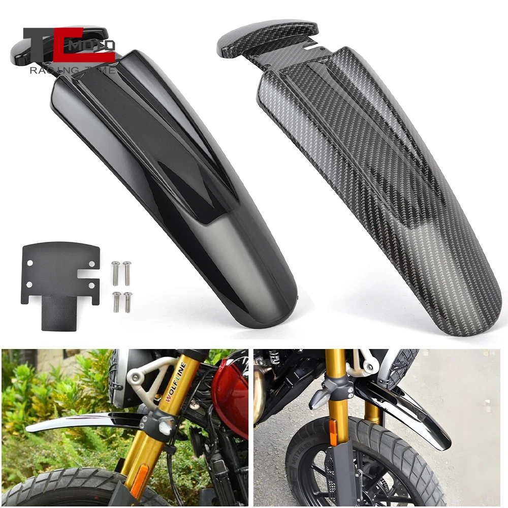

Scrambler400X Front Mudguard Wheel Hugger Fender Cover For Triumph Scrambler 400X 2024 2025 Motorcycle Splash Guard Accessories