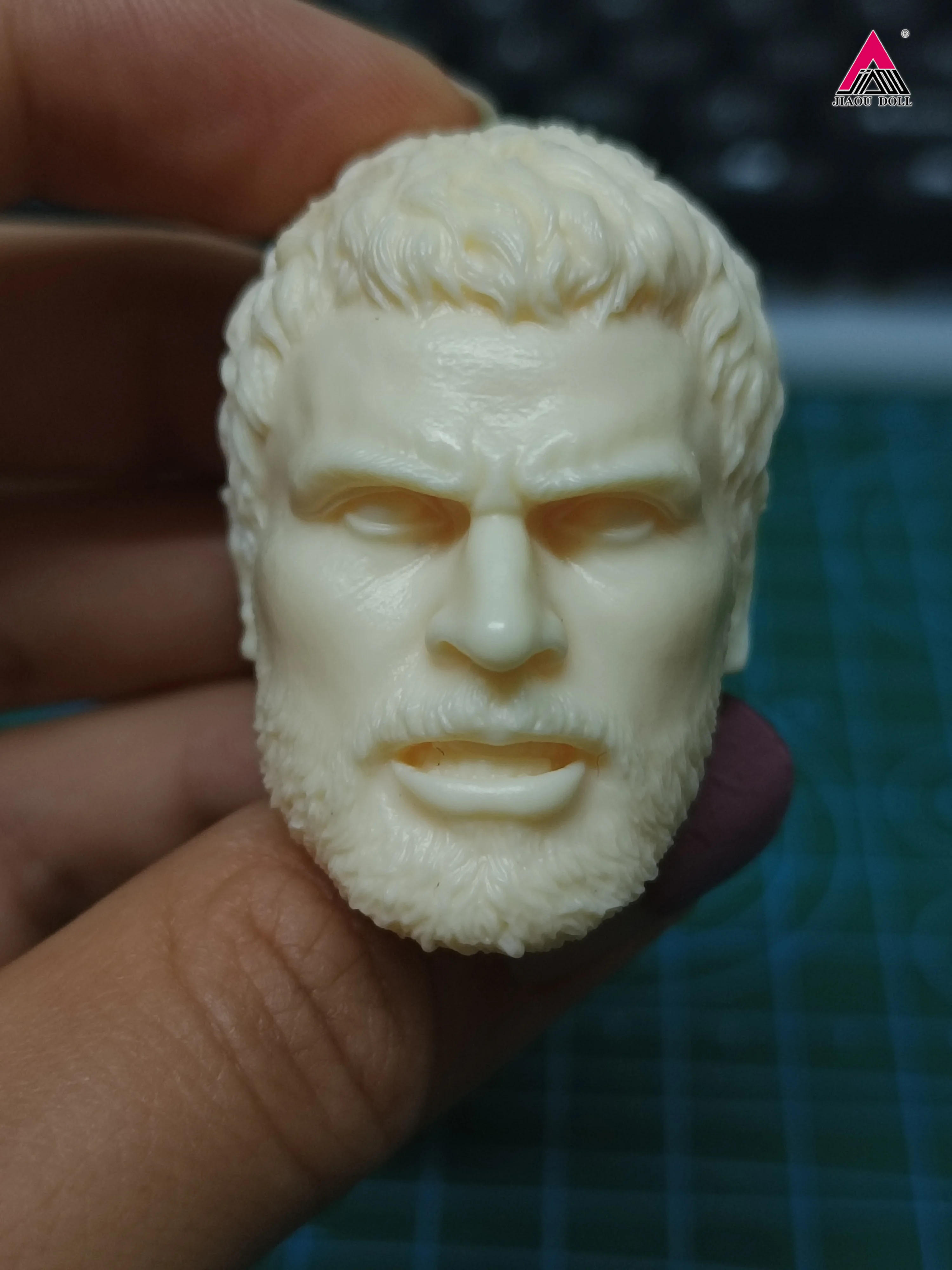 

Unpainted 1/6 Male Head Sculpt Jason Momoa Short hair Head Carved Model For 12" Male Action Figure Body Toys