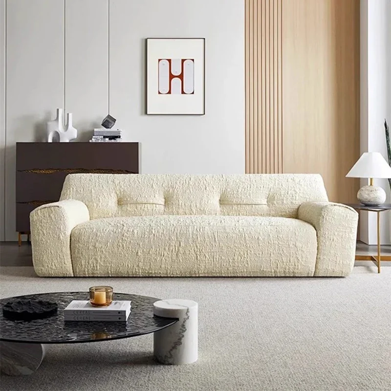 

Lazy Puffs Living Room Sofas Designer Bedroom White Nordic Outdoor Sofa Bean Bag Relaxing Human Dog Bed Divano Home Furniture