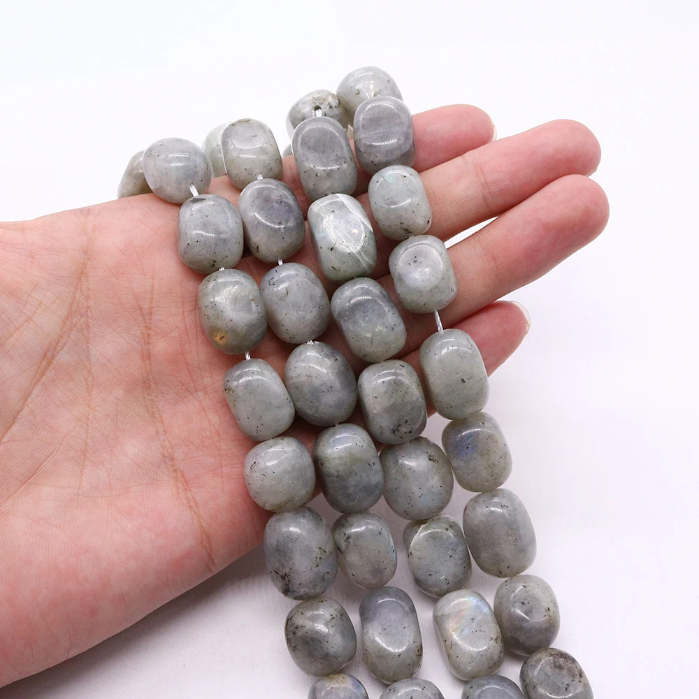 

Natural gray irregularly Glitter Stone Loose Bead for Jewelry Making DIY Handmade Bracelet Needlework Gift