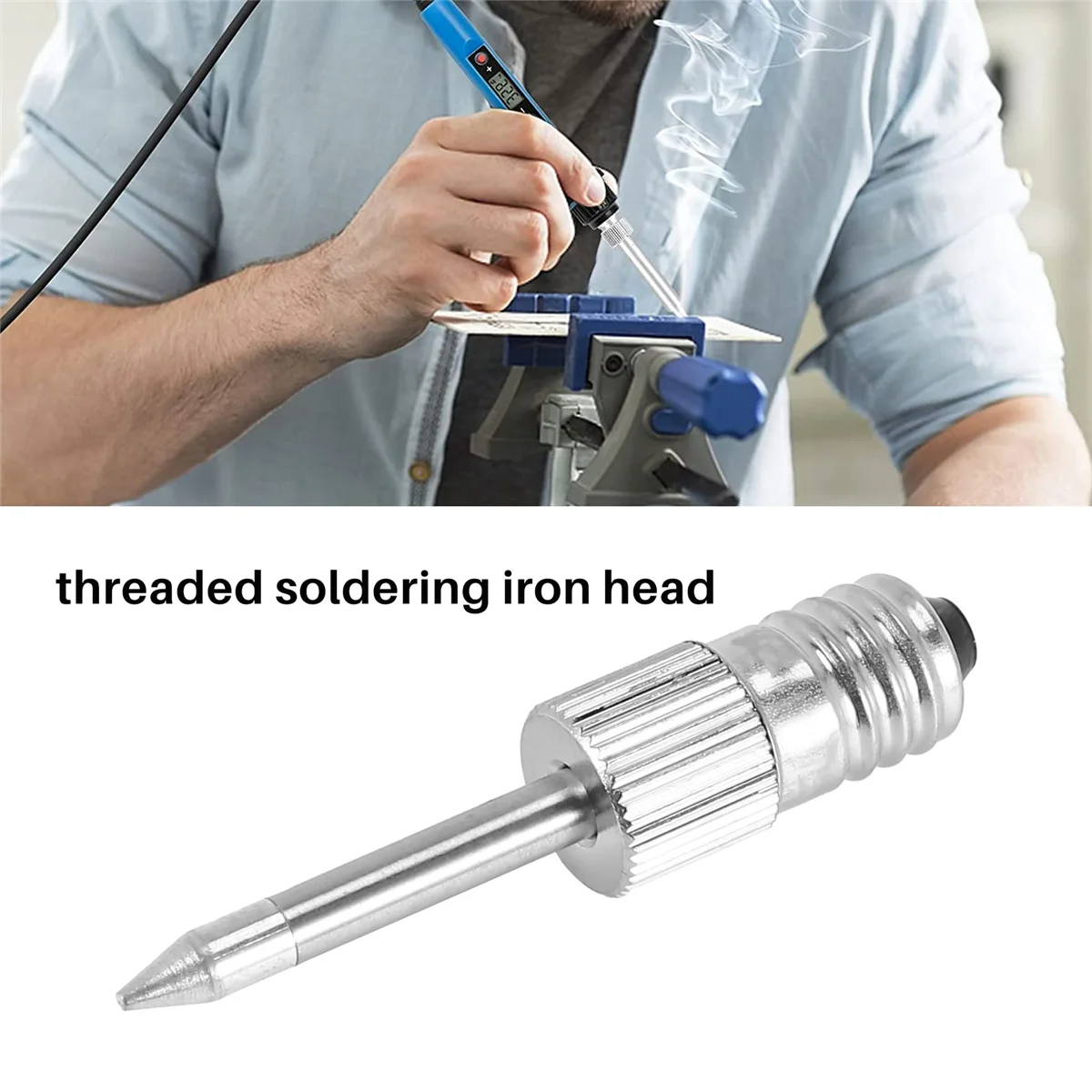 

USB soldering iron tip USB Soldering Iron Head E10 Interface Battery Soldering Iron Soldering Iron Head Threaded Soldering Iron