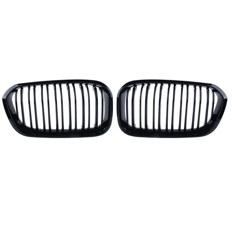 Xvip 1 Paar Front gitter für BMW 1er F20 F21 2013-2016 glänzend schwarzer Nieren grill Ersatz Racing Front stoßstangen gitter – Detail 11