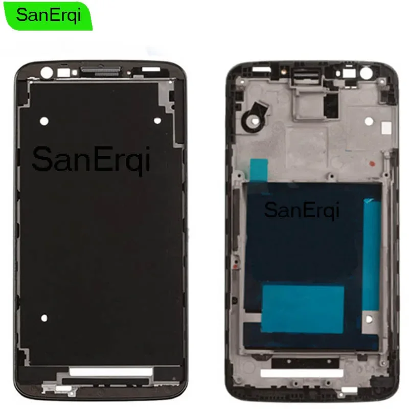 SanErqi For LG G2 LCD Supporting Frame for LG G2 D802 Front Bezel Housing Replacement Parts