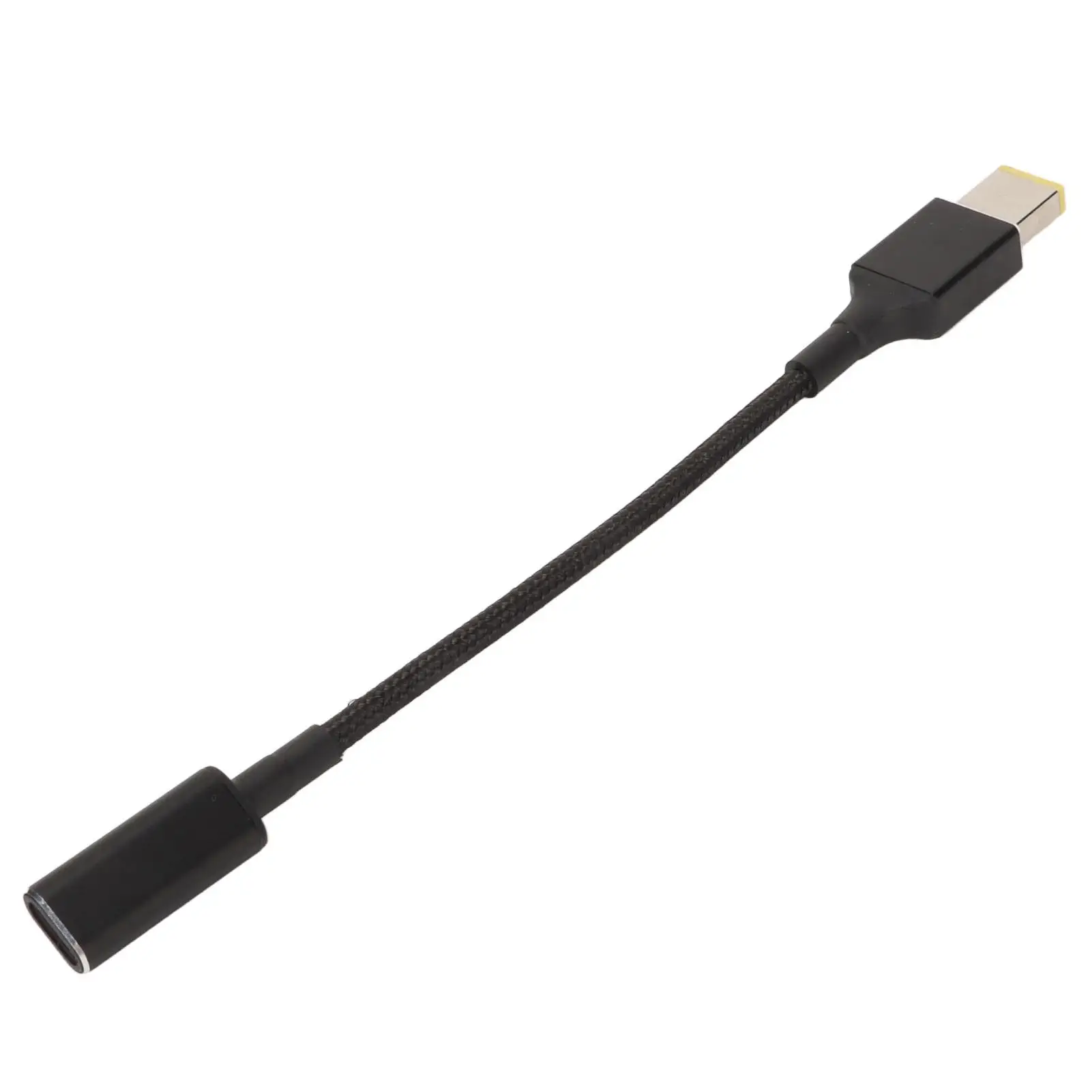 Lenovo 직사각형 포트용 USB C-슬림 팁, 알루미늄 합금 노트북 충전 케이블 어댑터, 100W