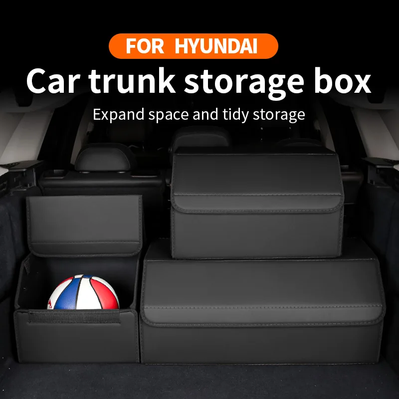 

Для HYUNDAI Avante Tucson Santa Fe Grandeur Sonata Avante Custo Ящик для хранения багажника автомобиля Высококачественное автомобильное чудо-устройство большой емкости.
